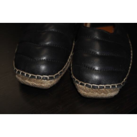 Franco Sarto Quilted Espadrille Flats Black Slip On Shoes Women’s 6.5M Casual - Picture 8 of 8